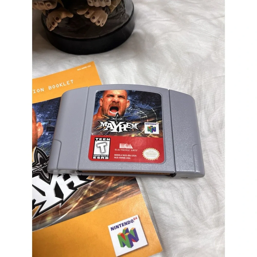 Mayhem N64 Complete CIB With Manuals & Box Tested Working‎
